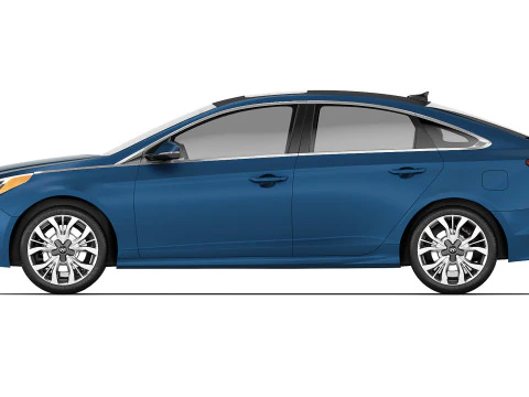 Hyundai Sonata LF 2014 3D Model