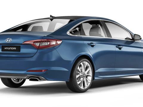 Hyundai Sonata LF 2014 3D Model