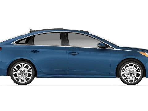 Hyundai Sonata LF 2014 3D Model