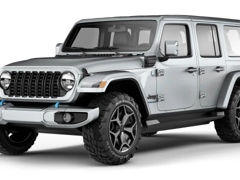 Jeep Wrangler 4xe 2024 3D Modell