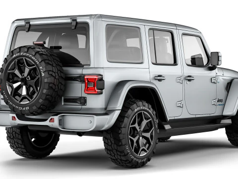 Jeep Wrangler 4xe 2024 3D Model