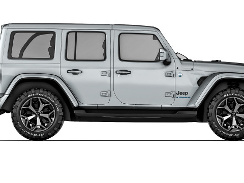 Jeep Wrangler 4xe 2024 Model 3D