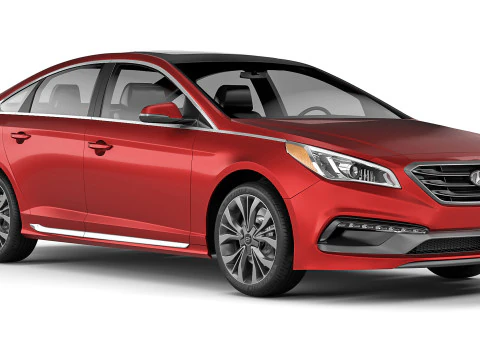 Hyundai Sonata Sport 2014 3D Model