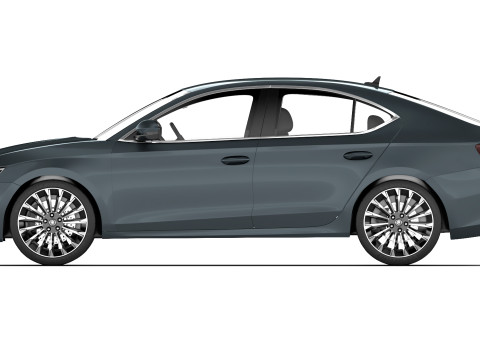 Skoda Octavia 2025 Model 3D
