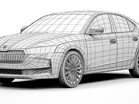 Skoda Octavia 2025 Model 3D