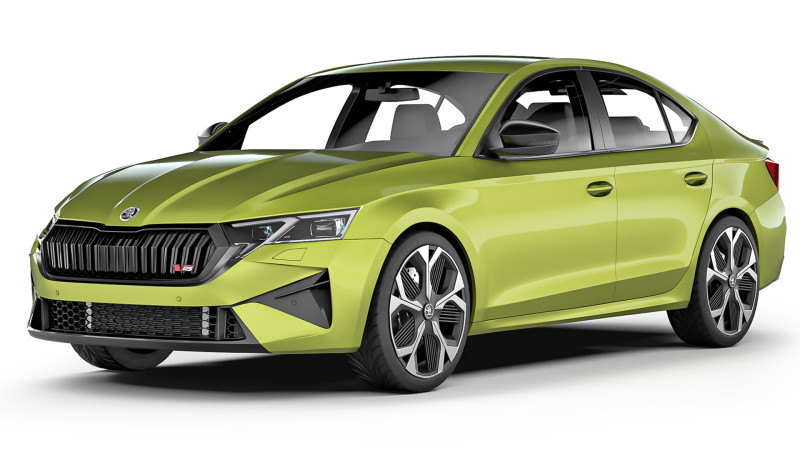 Skoda Octavia RS 2025 3Dモデル .c4d .max .obj .3ds .fbx .stl .blend
