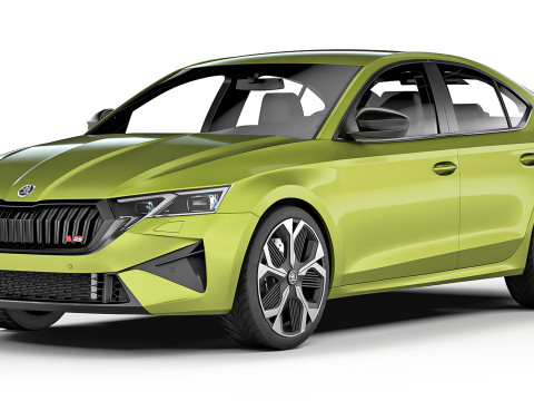 Skoda Octavia RS 2025 3D Модель