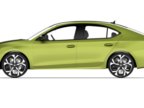 Skoda Octavia RS 2025 3Dモデル