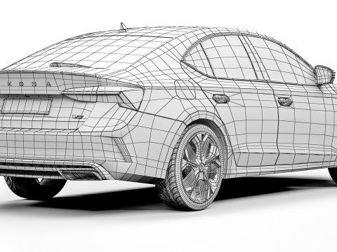 Skoda Octavia RS 2025 3Dモデル