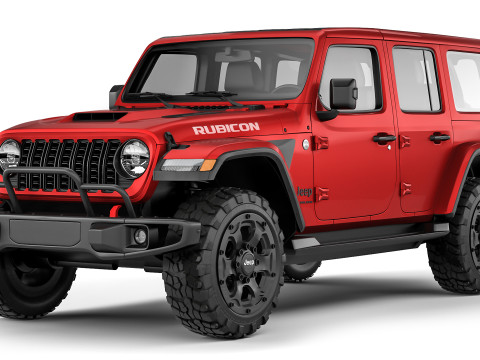 Jeep Wrangler Rubicon 2024 3D Model