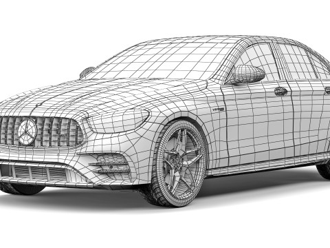 Mercedes-Benz E53 AMG 2021 3D Model