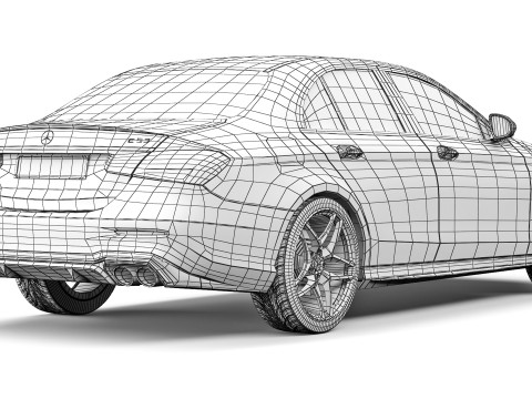 Mercedes-Benz E53 AMG 2021 3D Model