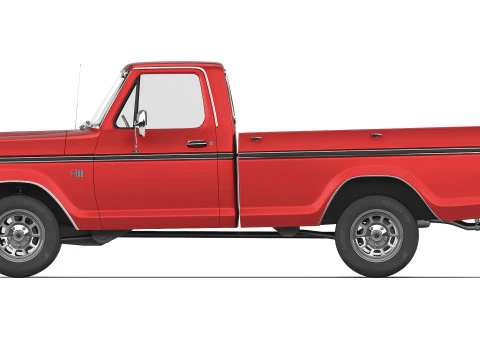 Camionnette F-100 1976 Modèle 3D
