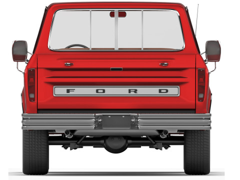 Pickup truck F-100 1976 3D मॉडल