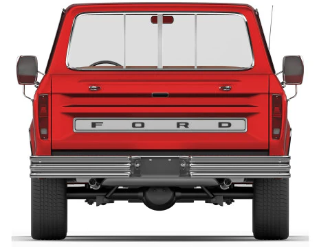 Camionnette F-100 1976 Modèle 3D