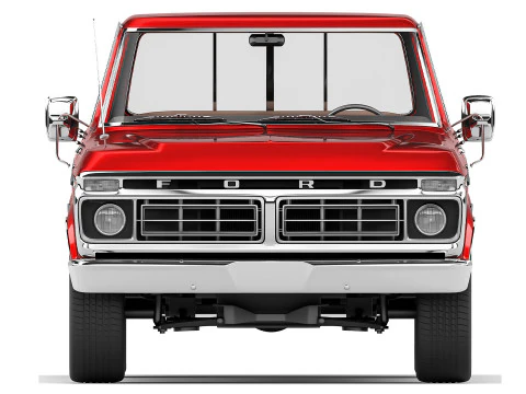 Camionnette F-100 1976 Modèle 3D