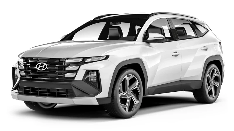 Hyundai Tucson 2024 3D Model .c4d .max .obj .3ds .fbx .stl .blend