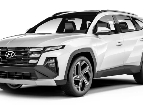 Hyundai Tucson 2024 3D Modell