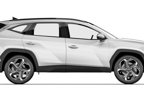 Hyundai Tucson 2024 3Dモデル