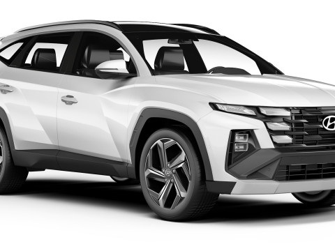 Hyundai Tucson 2024 3Dモデル