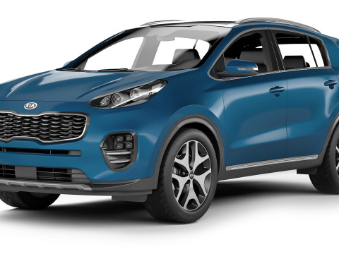 KIA Sportage 2017 3D Model