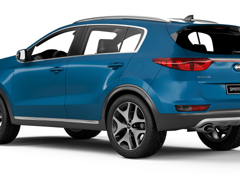 KIA Sportage 2017 3D Model