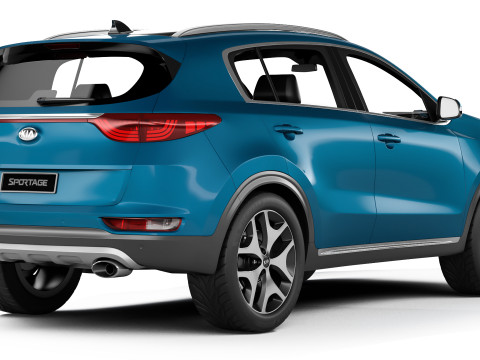 KIA Sportage 2017 3D Model