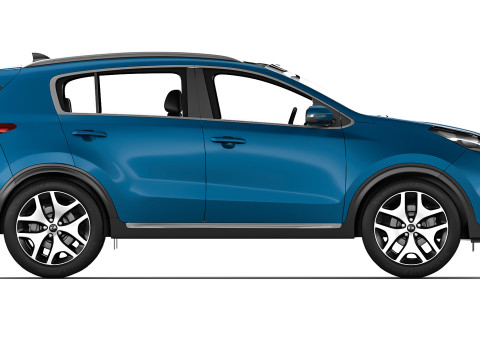 KIA Sportage 2017 3D Model