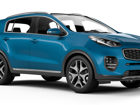 KIA Sportage 2017 3D Model