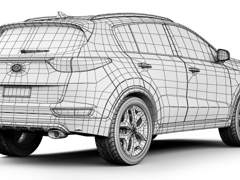 KIA Sportage 2017 3D Model