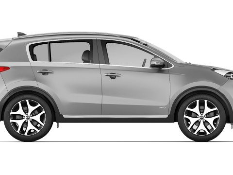 KIA Sportage GT-line 2018 3D Model