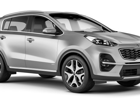 KIA Sportage GT-line 2018 3D Model