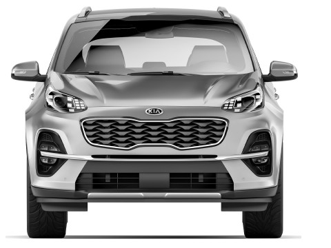 KIA Sportage GT-line 2018 3D Model
