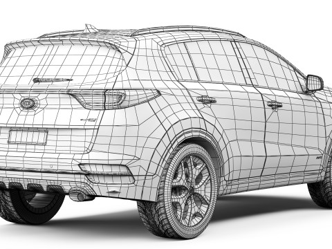 KIA Sportage GT-line 2018 3D Model