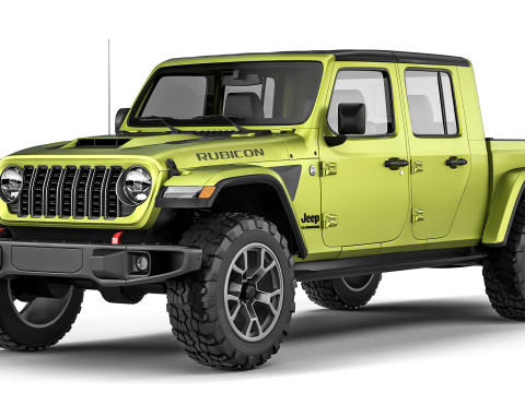 Jeep Gladiator Rubicon 2024 3D Model