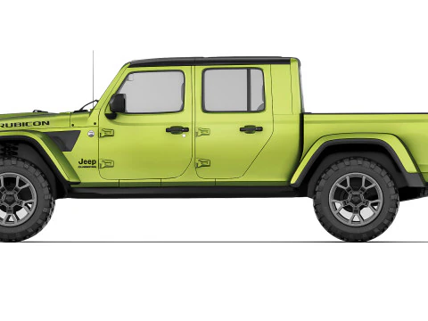 Jeep Gladiator Rubicon 2024 3D Model