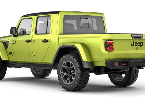 Jeep Gladiator Rubicon 2024 Modelo 3D