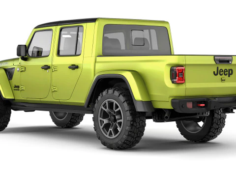 Jeep Gladiator Rubicon 2024 3D Model