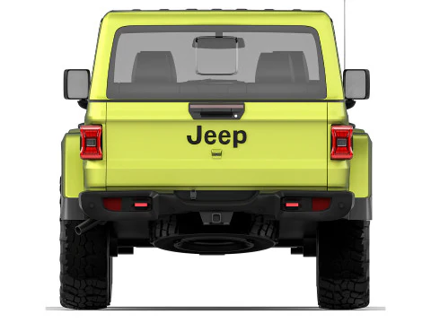 Jeep Gladiator Rubicon 2024 3D Model
