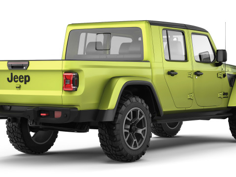 Jeep Gladiator Rubicon 2024 Modelo 3D