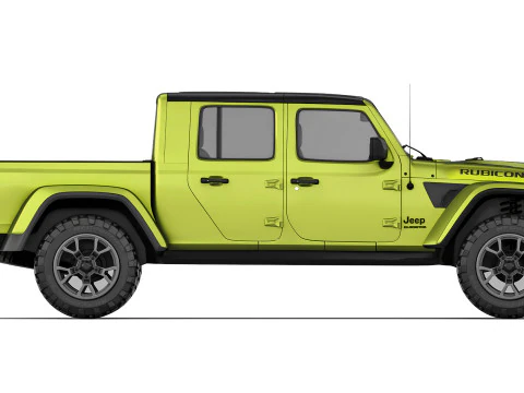 Jeep Gladiator Rubicon 2024 3D Model