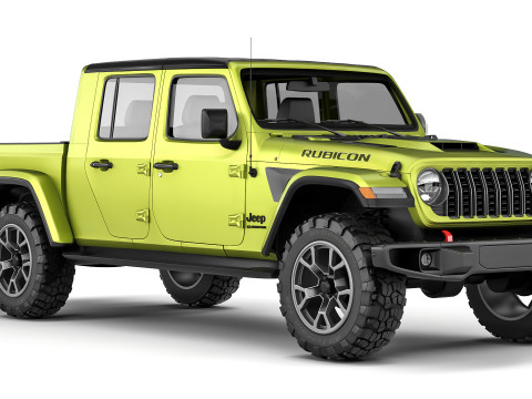 Jeep Gladiator Rubicon 2024 Modelo 3D