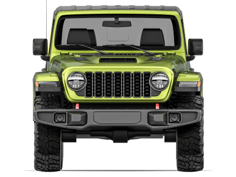 Jeep Gladiator Rubicon 2024 3D Model