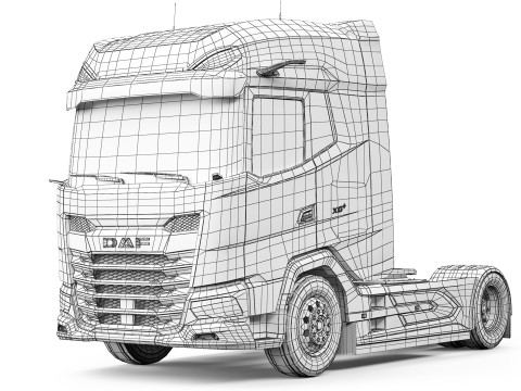 DAF XG 530 4x2 2024 3D Модель