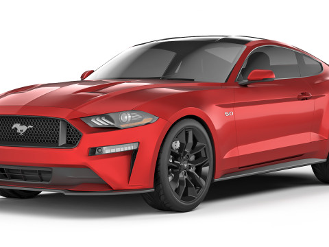 Mustang GT 2018 Model 3D