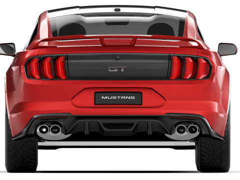 Mustang GT 2018 3D मॉडल
