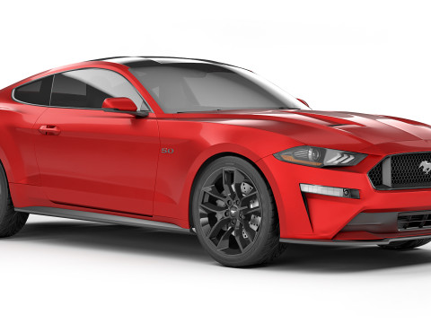 Mustang GT 2018 3D मॉडल