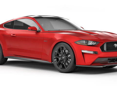 मस्टैंग जीटी 2018 3D मॉडल