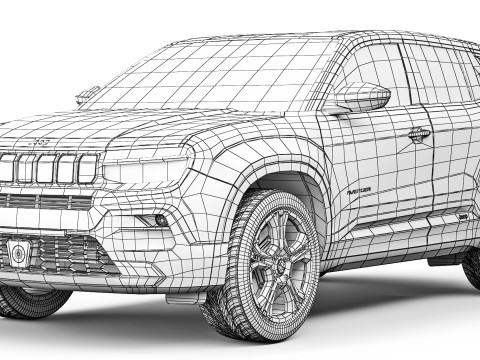 Jeep Avenger 2024 3D Модель