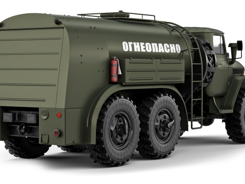 Ural TZ-5-375D 1966 Modelo 3D